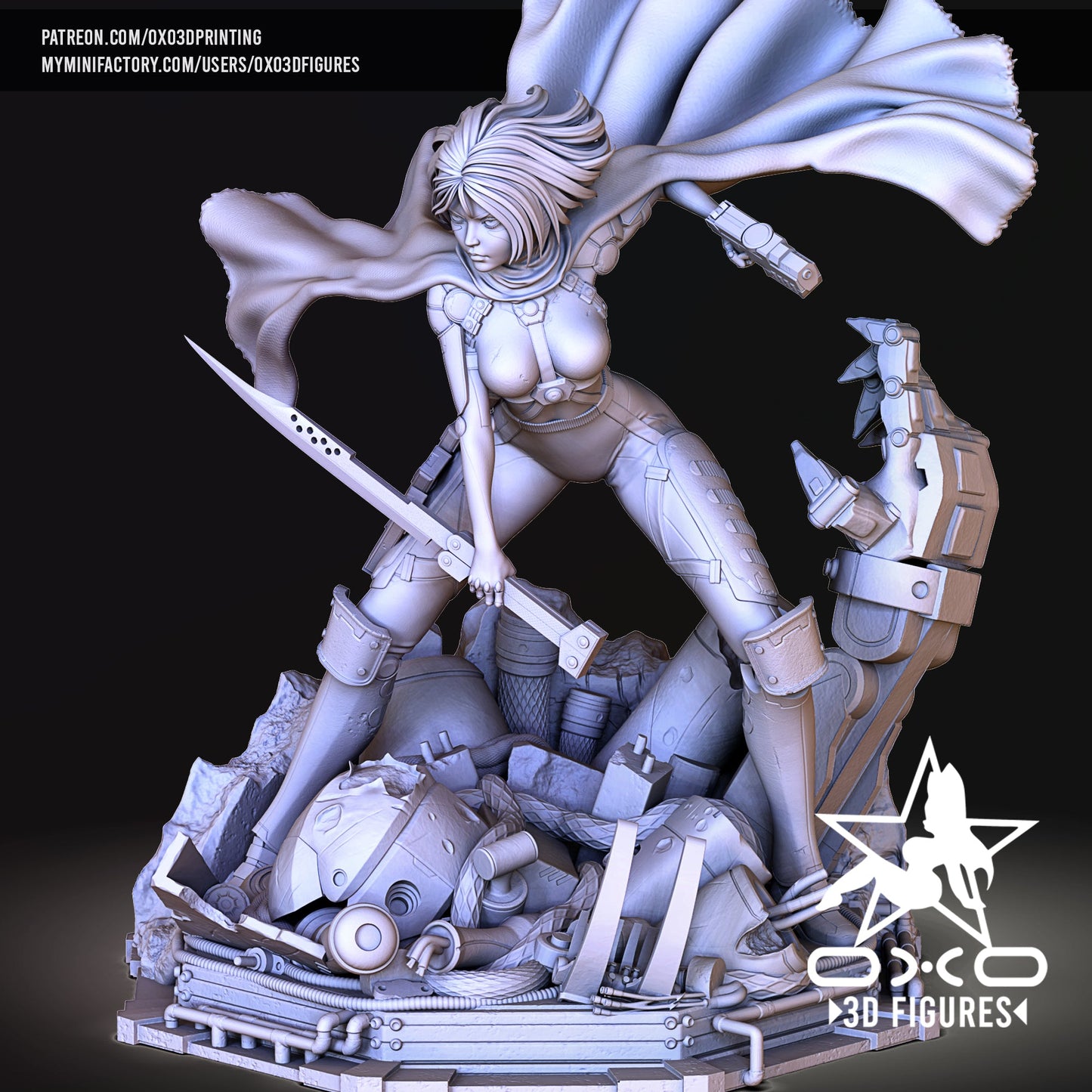 Alita Battle Angel - OXO3D - Dark Forge Arts