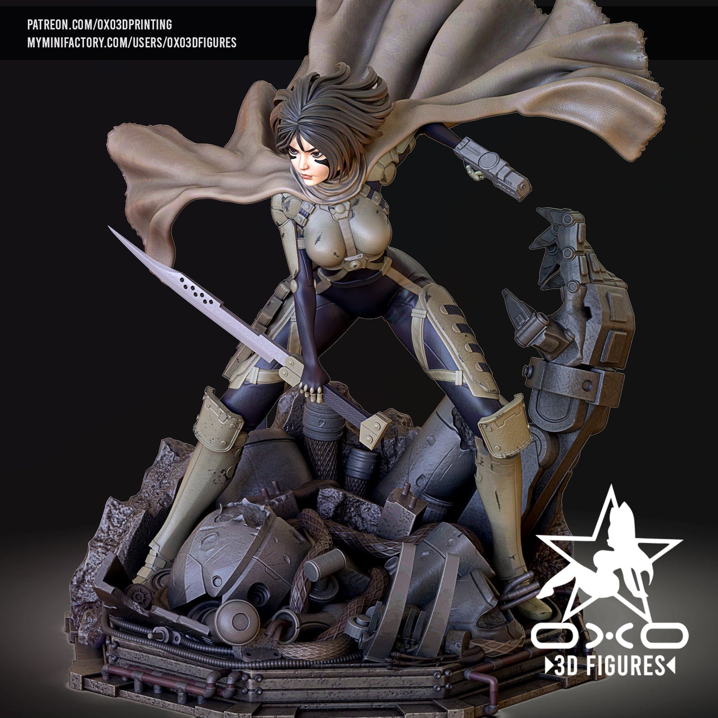 Alita Battle Angel - OXO3D - Dark Forge Arts