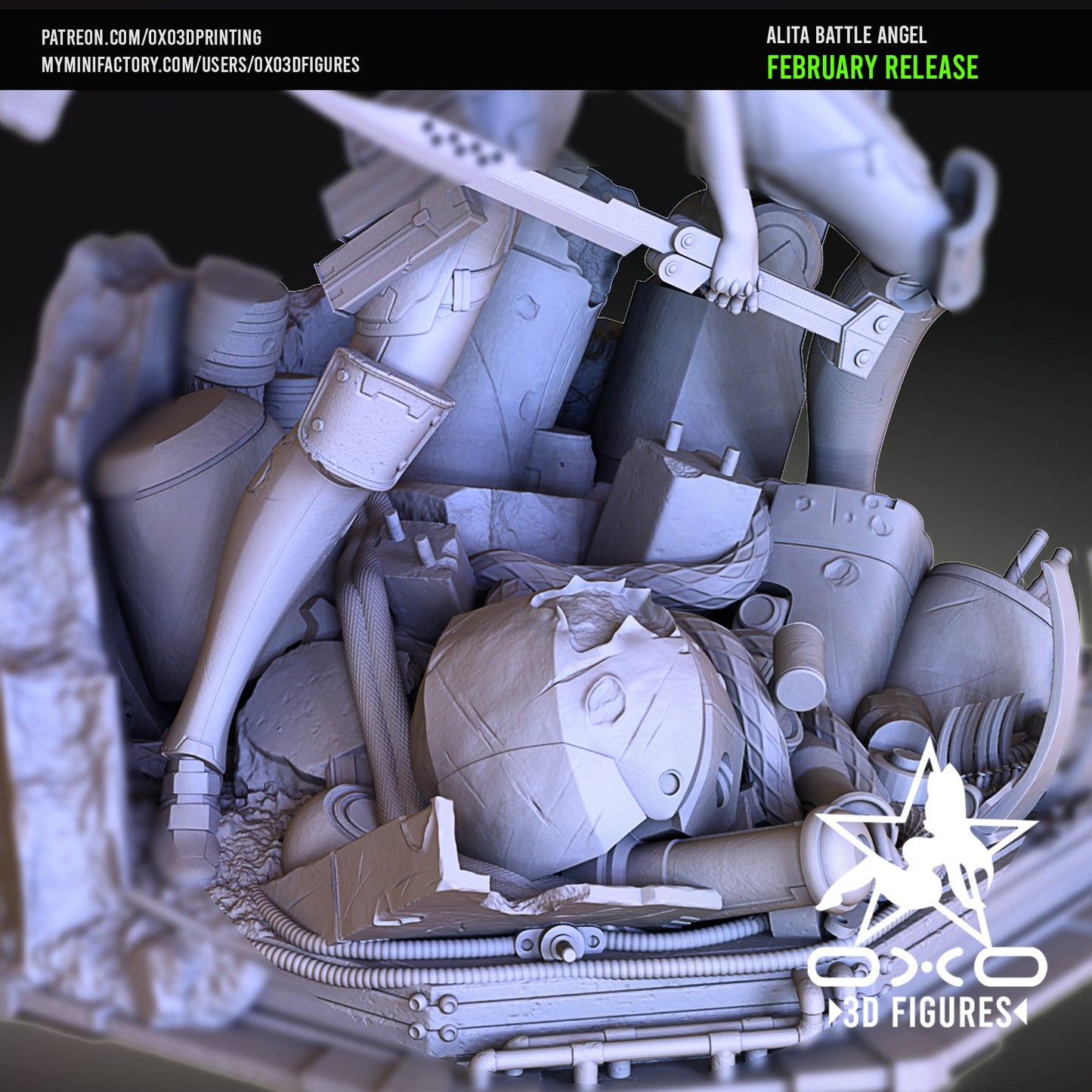 Alita Battle Angel - OXO3D - Dark Forge Arts