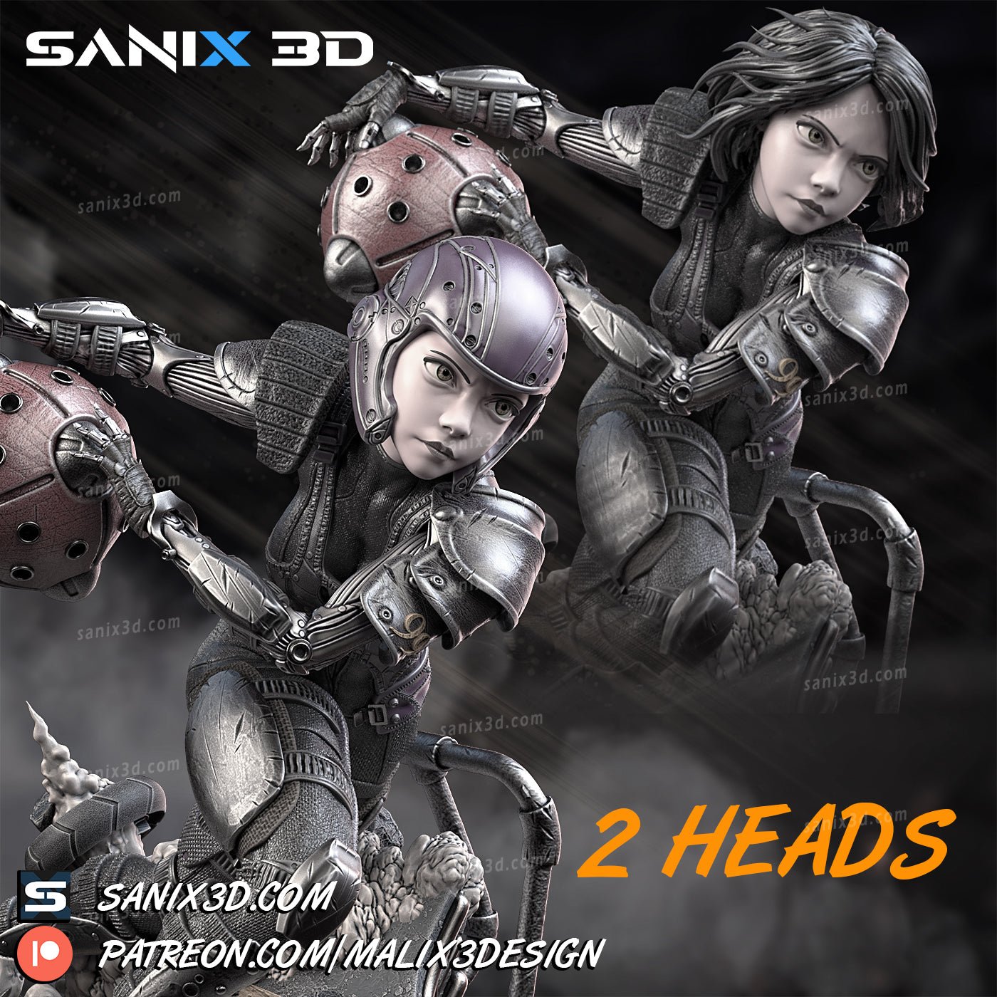 Alita Battle Angel - Sanix3D - Dark Forge Arts