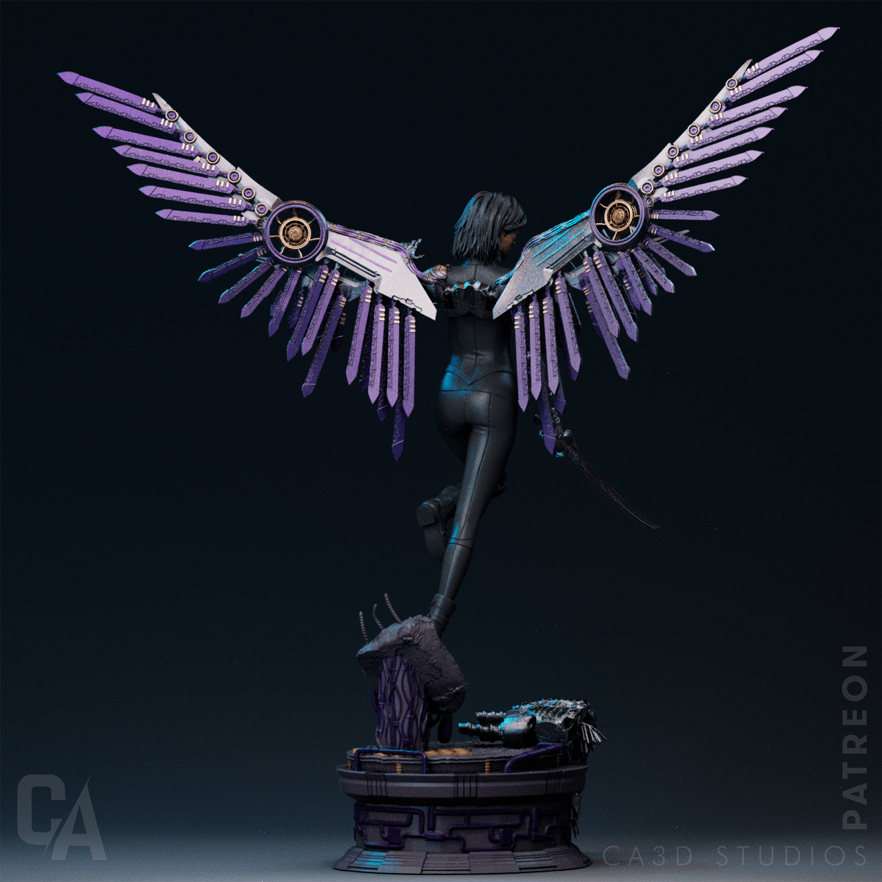 Alita Battle Angel v1 - CA 3D Studios - Dark Forge Arts
