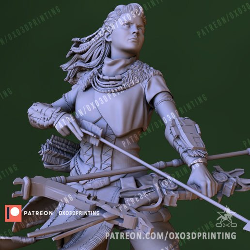 Aloy & Watcher - OXO3D - Dark Forge Arts