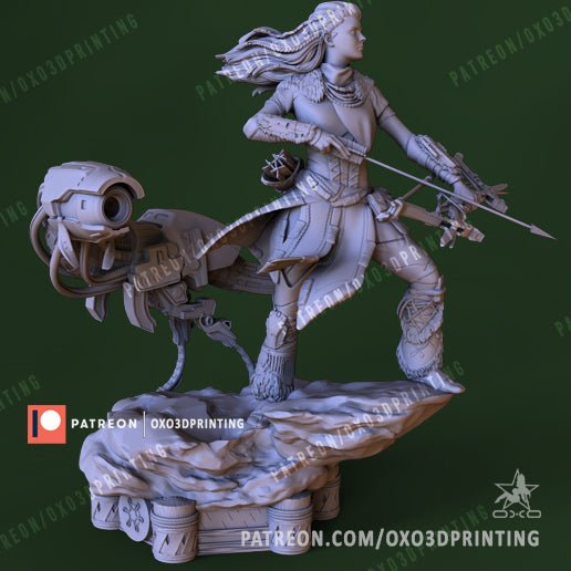 Aloy & Watcher - OXO3D - Dark Forge Arts