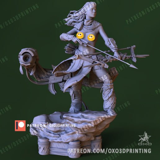 Aloy & Watcher - OXO3D - Dark Forge Arts