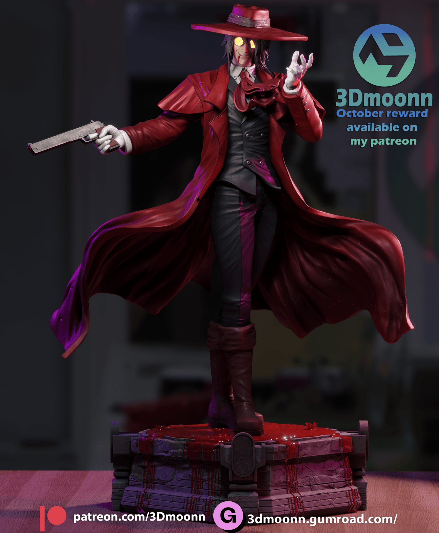 Alucard - 3DMoonn - Dark Forge Arts