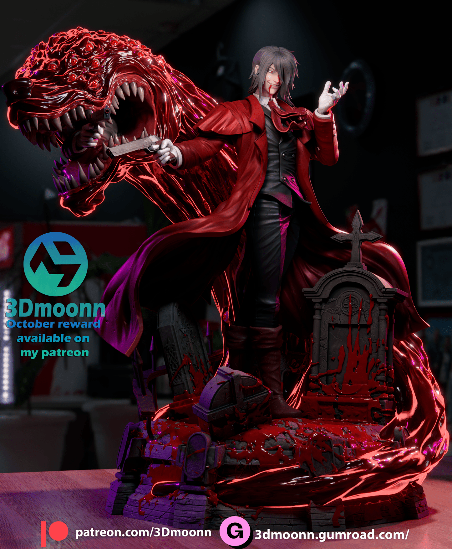 Alucard - 3DMoonn - Dark Forge Arts