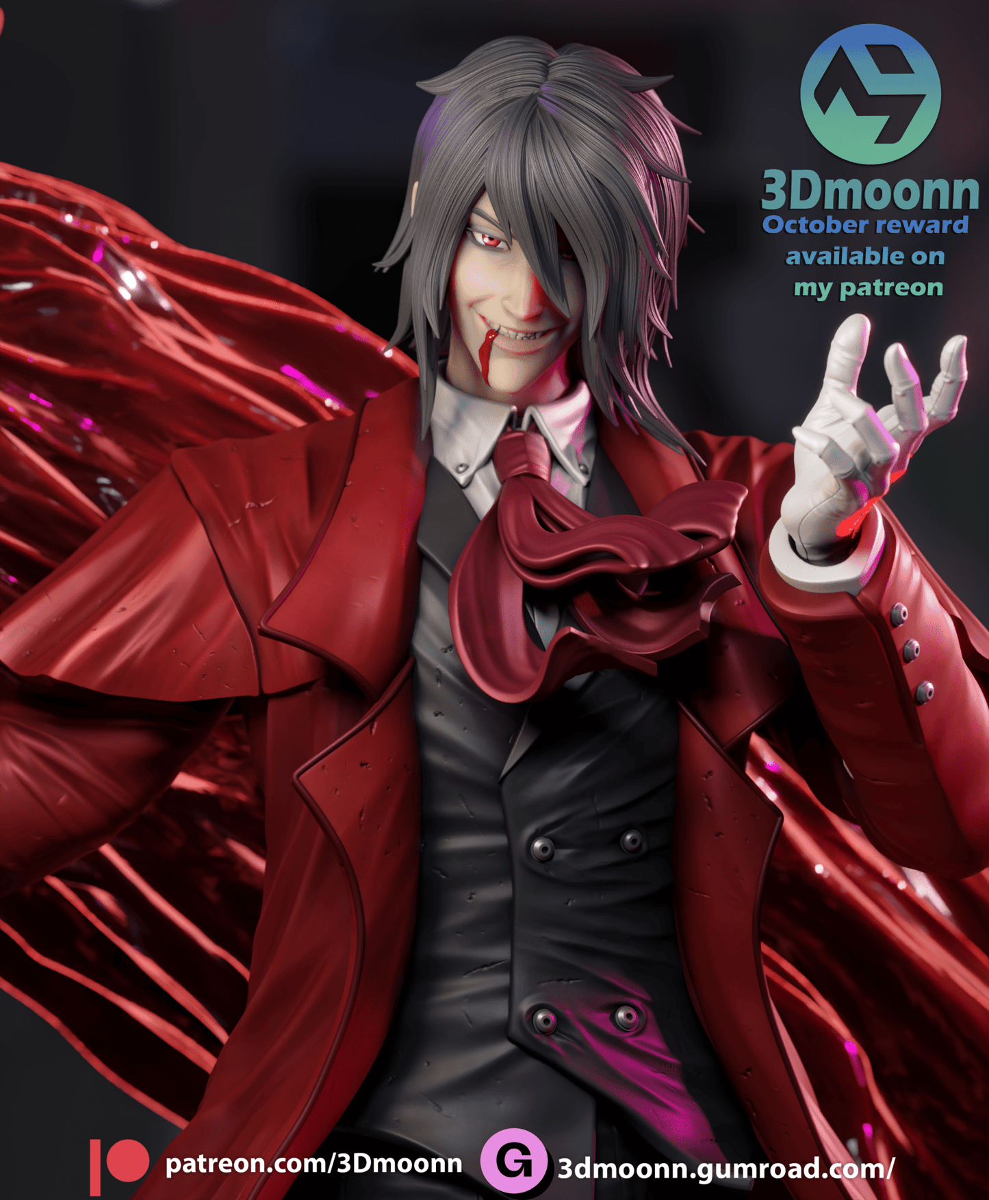 Alucard - 3DMoonn - Dark Forge Arts