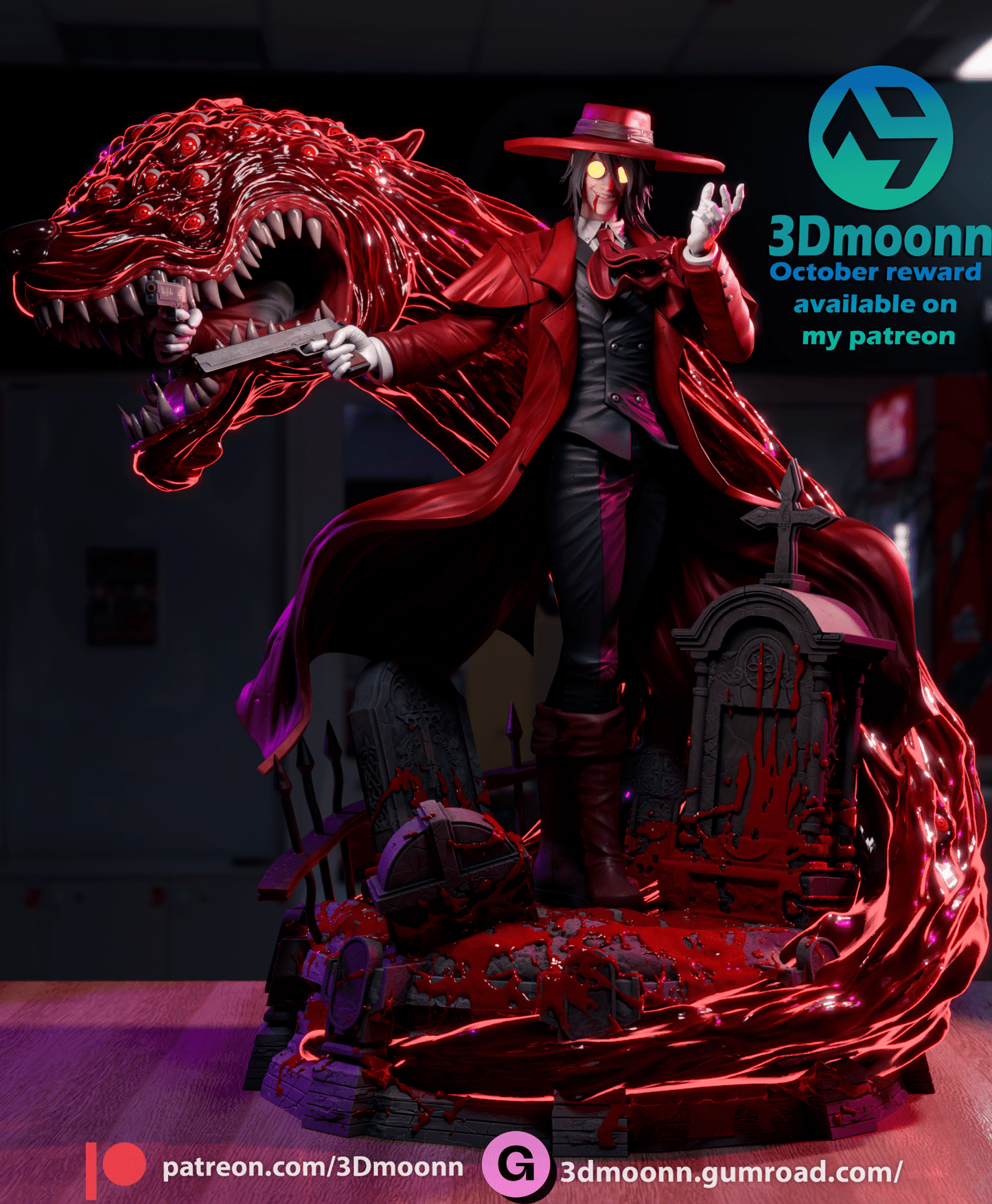 Alucard - 3DMoonn - Dark Forge Arts