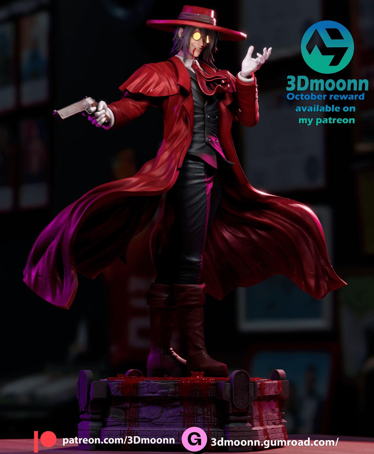 Alucard - 3DMoonn - Dark Forge Arts