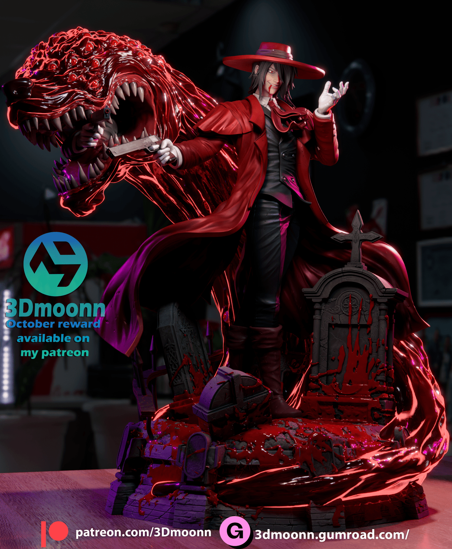 Alucard - 3DMoonn - Dark Forge Arts