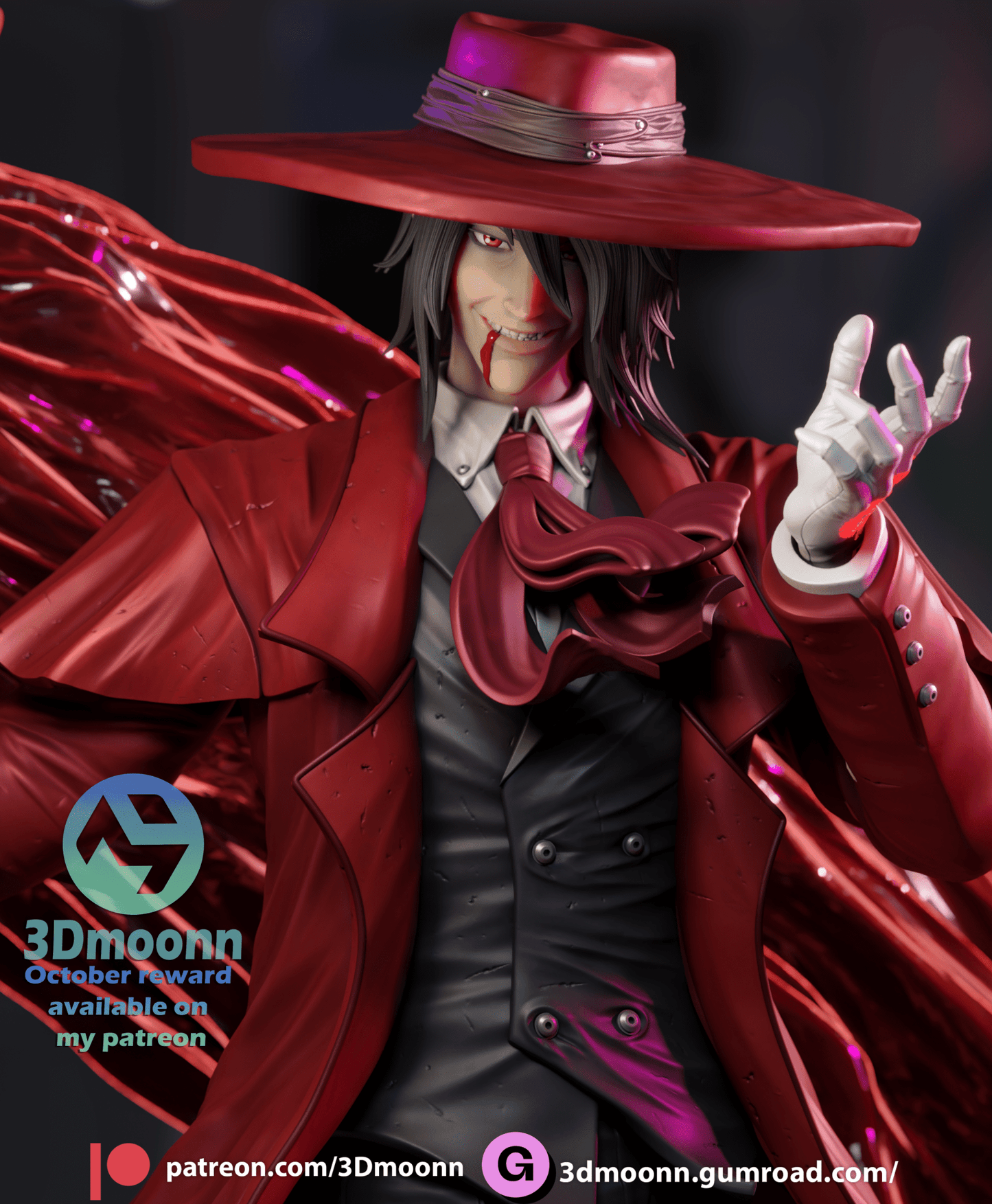 Alucard - 3DMoonn - Dark Forge Arts