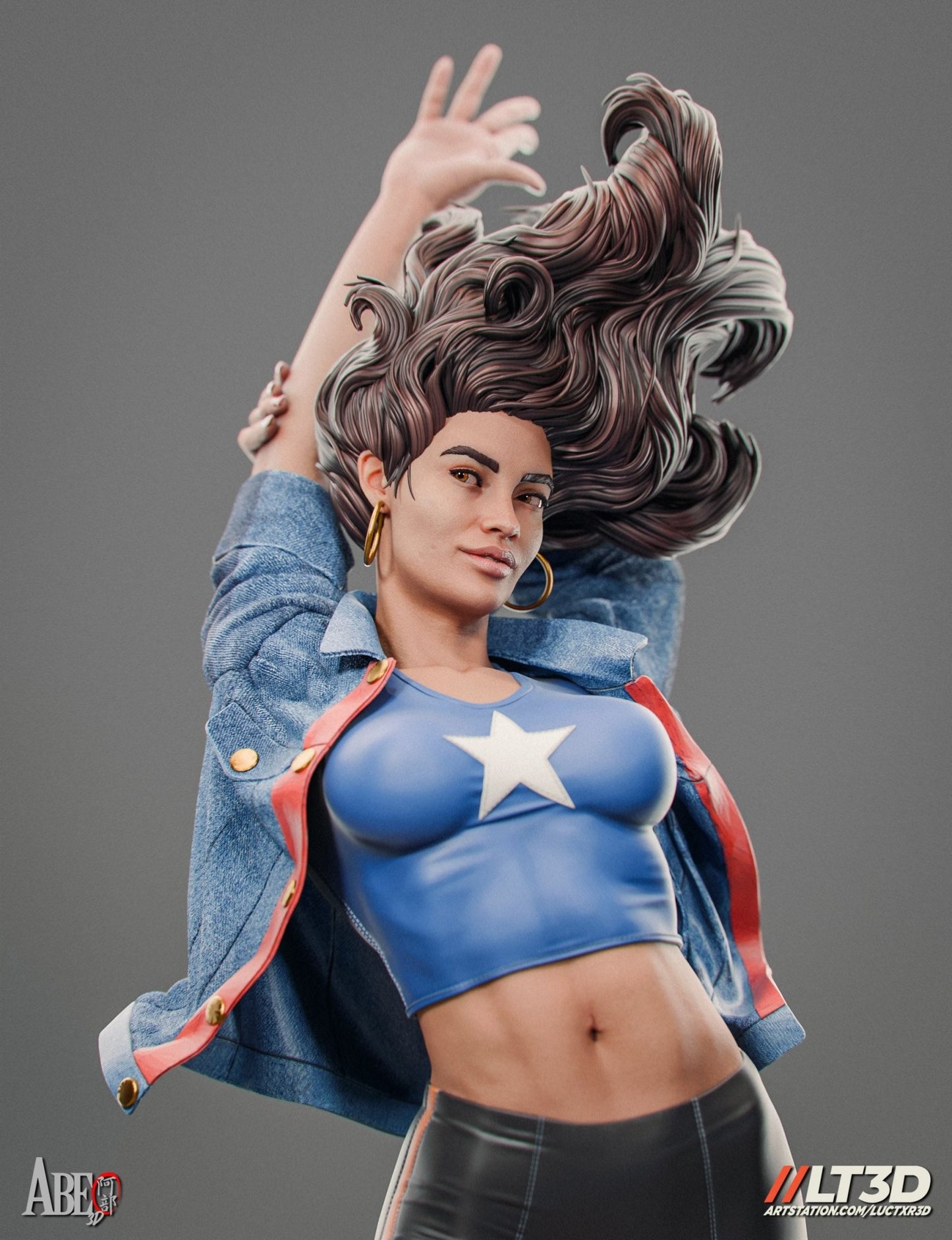 America Chavez - Abe3D - Dark Forge Arts
