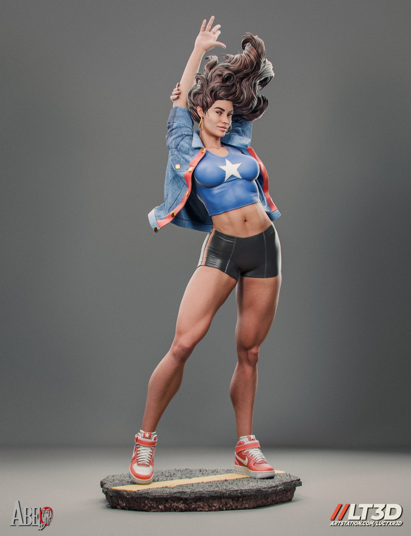 America Chavez - Abe3D - Dark Forge Arts