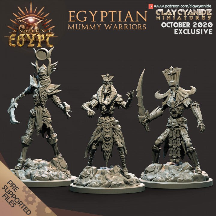Ancient Egypt - ClayCyanide - Dark Forge Arts