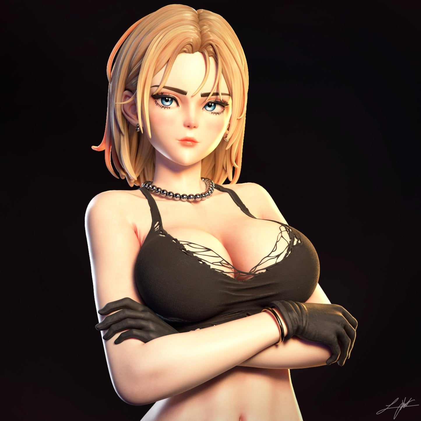 Android 18 - Abe3D - Dark Forge Arts