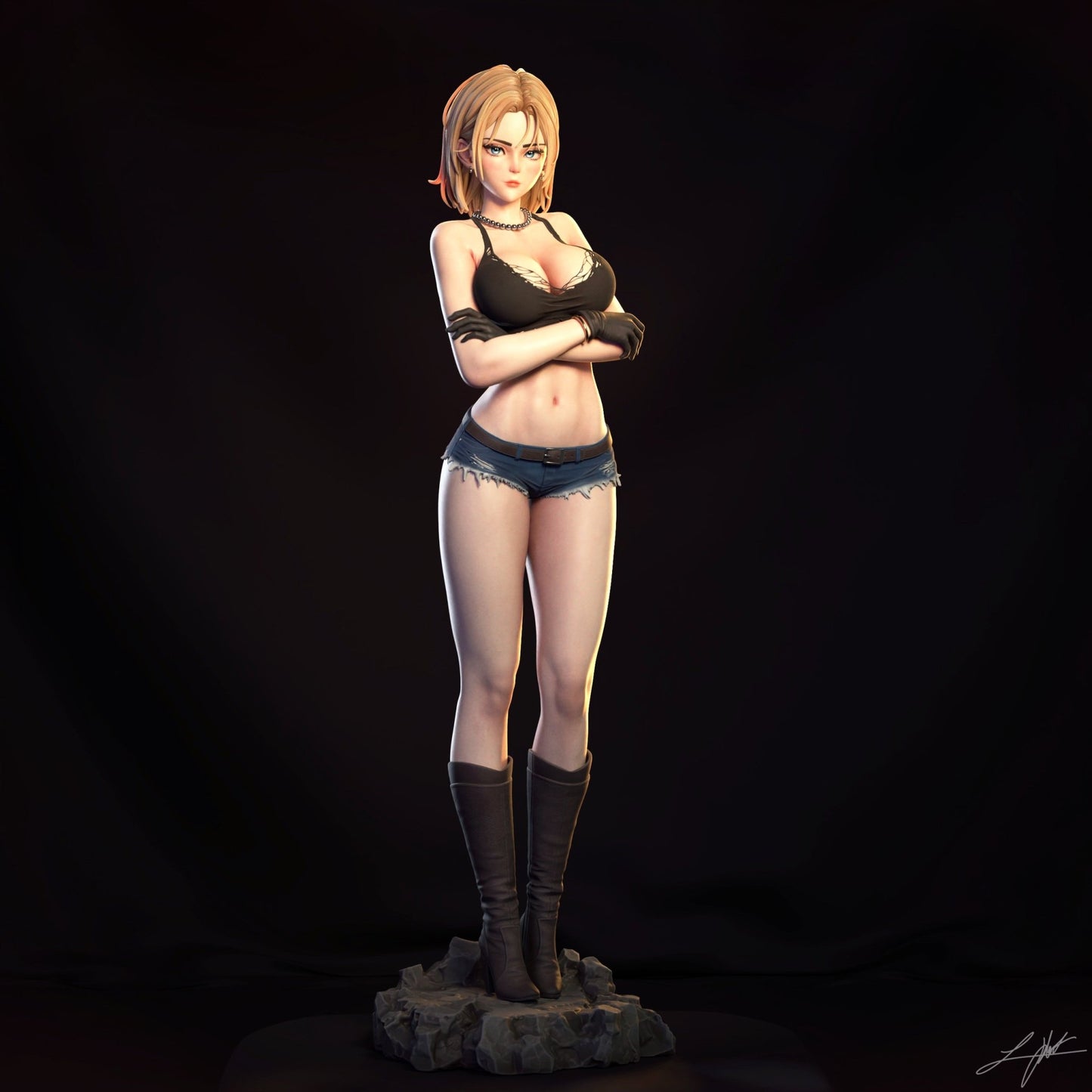 Android 18 - Abe3D - Dark Forge Arts