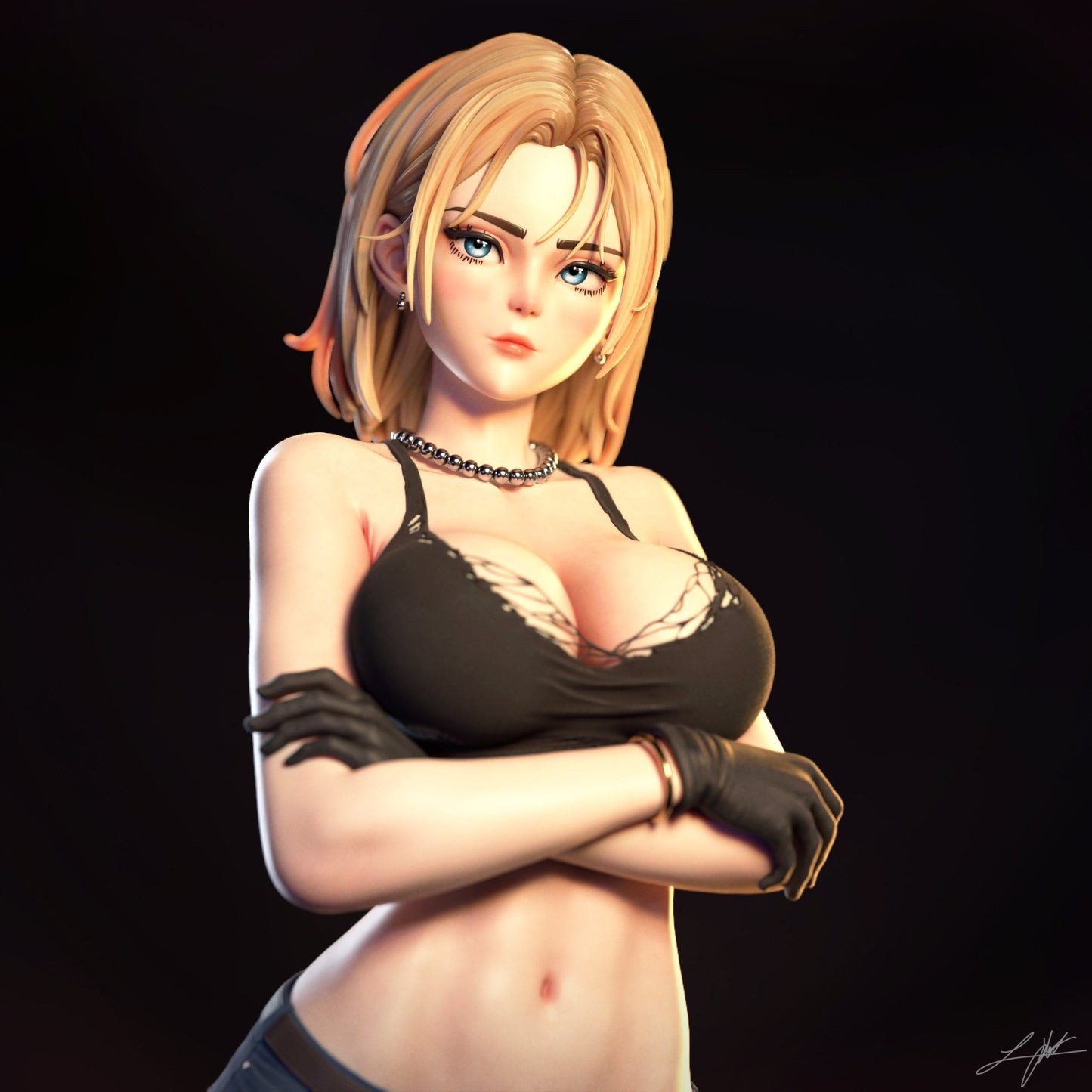 Android 18 - Abe3D - Dark Forge Arts