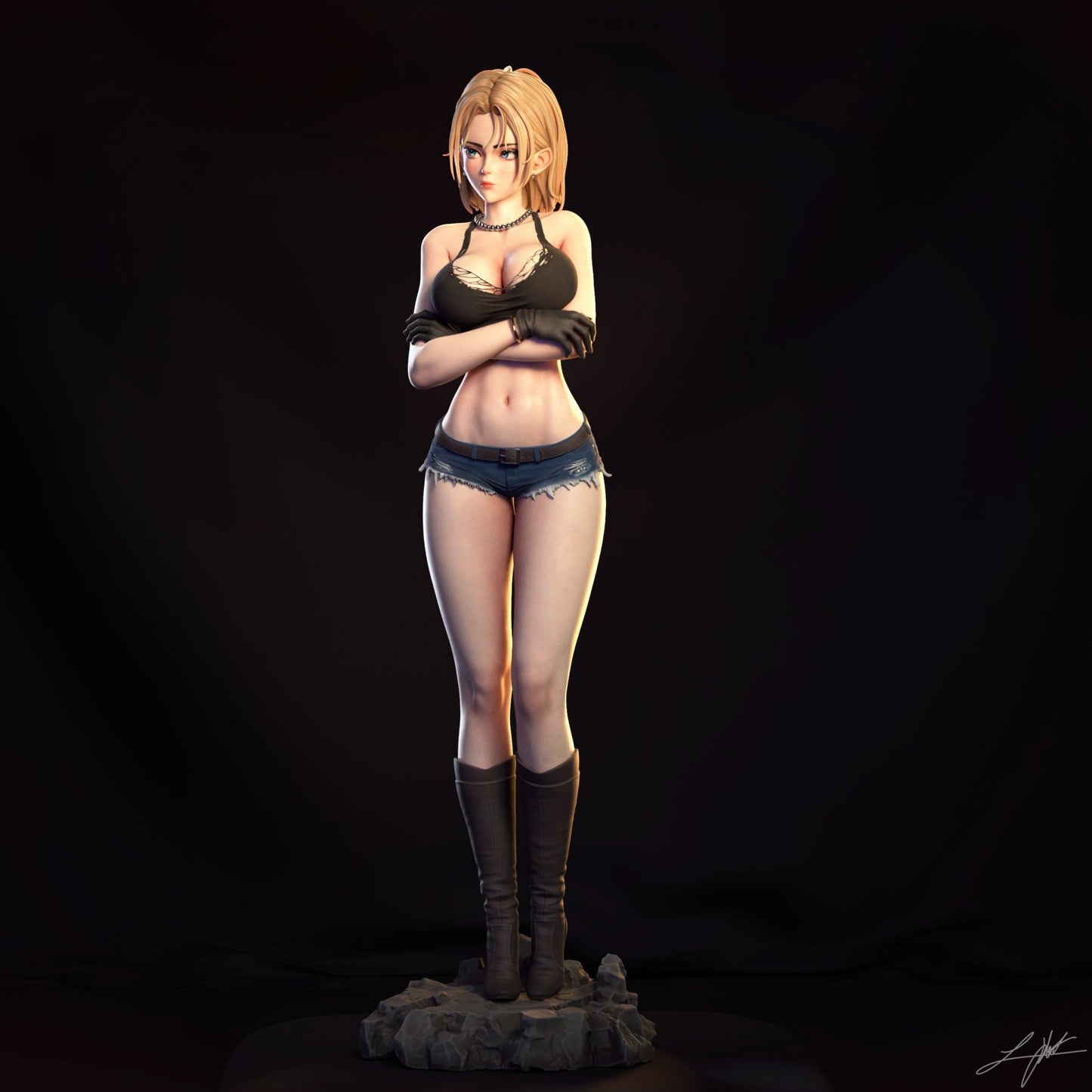 Android 18 - Abe3D - Dark Forge Arts