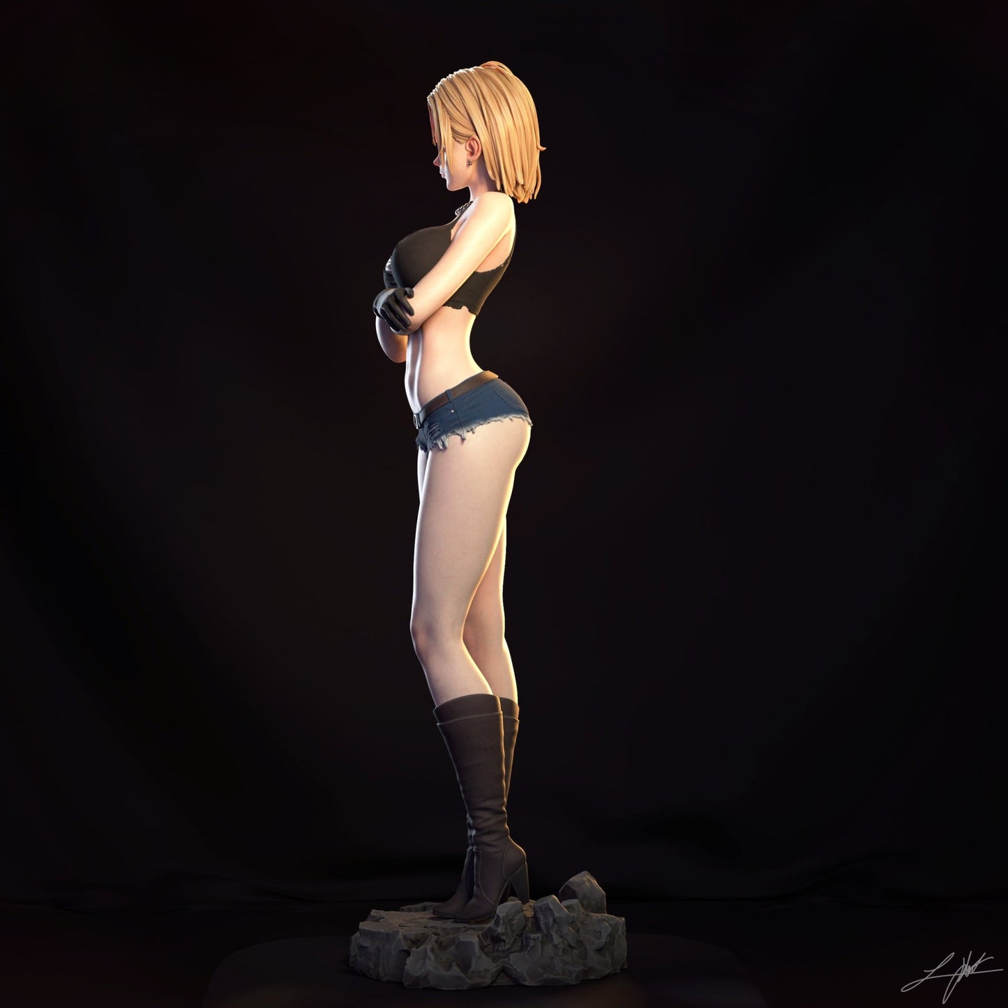 Android 18 - Abe3D - Dark Forge Arts
