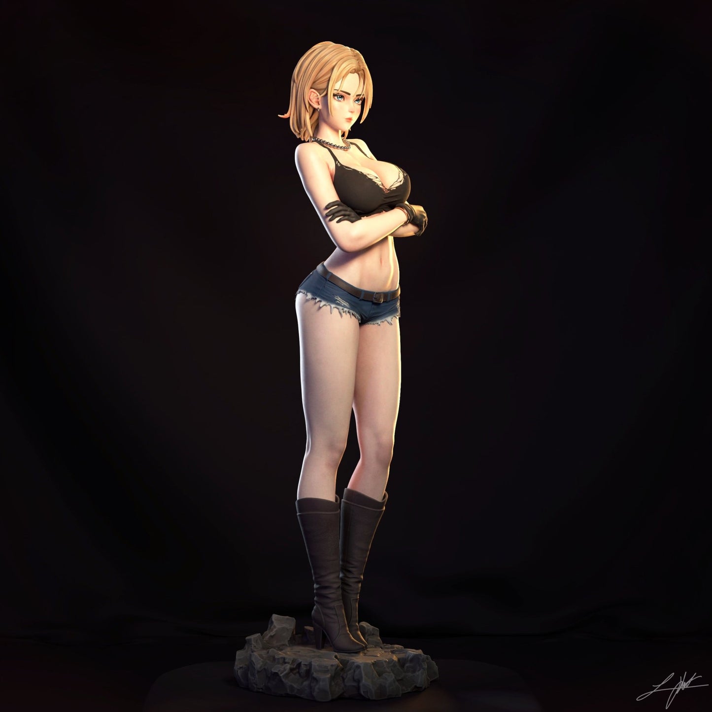 Android 18 - Abe3D - Dark Forge Arts