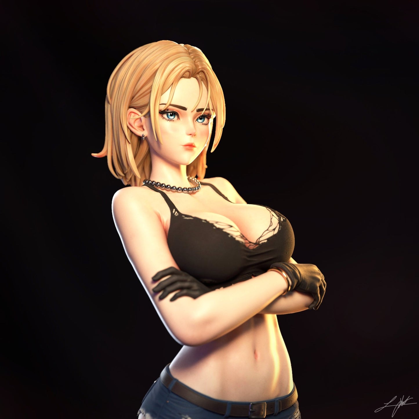 Android 18 - Abe3D - Dark Forge Arts