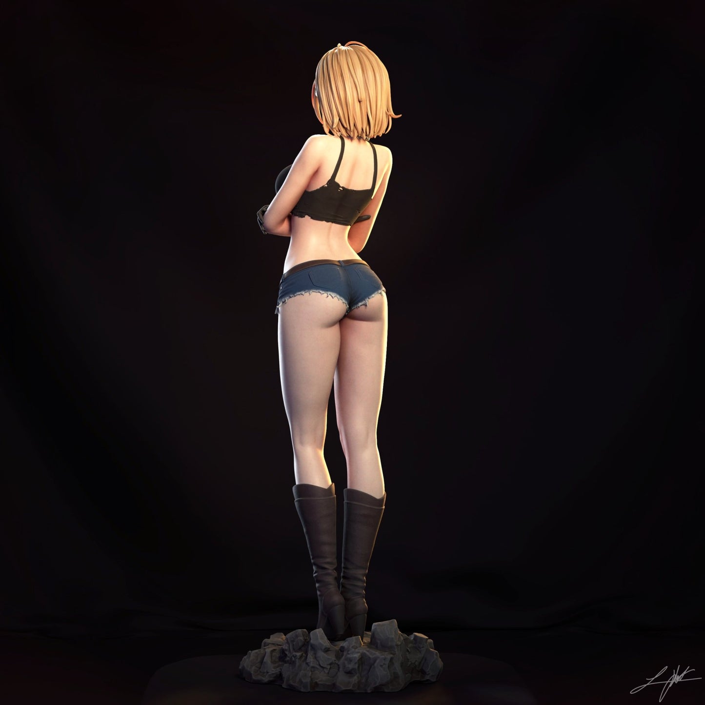 Android 18 - Abe3D - Dark Forge Arts