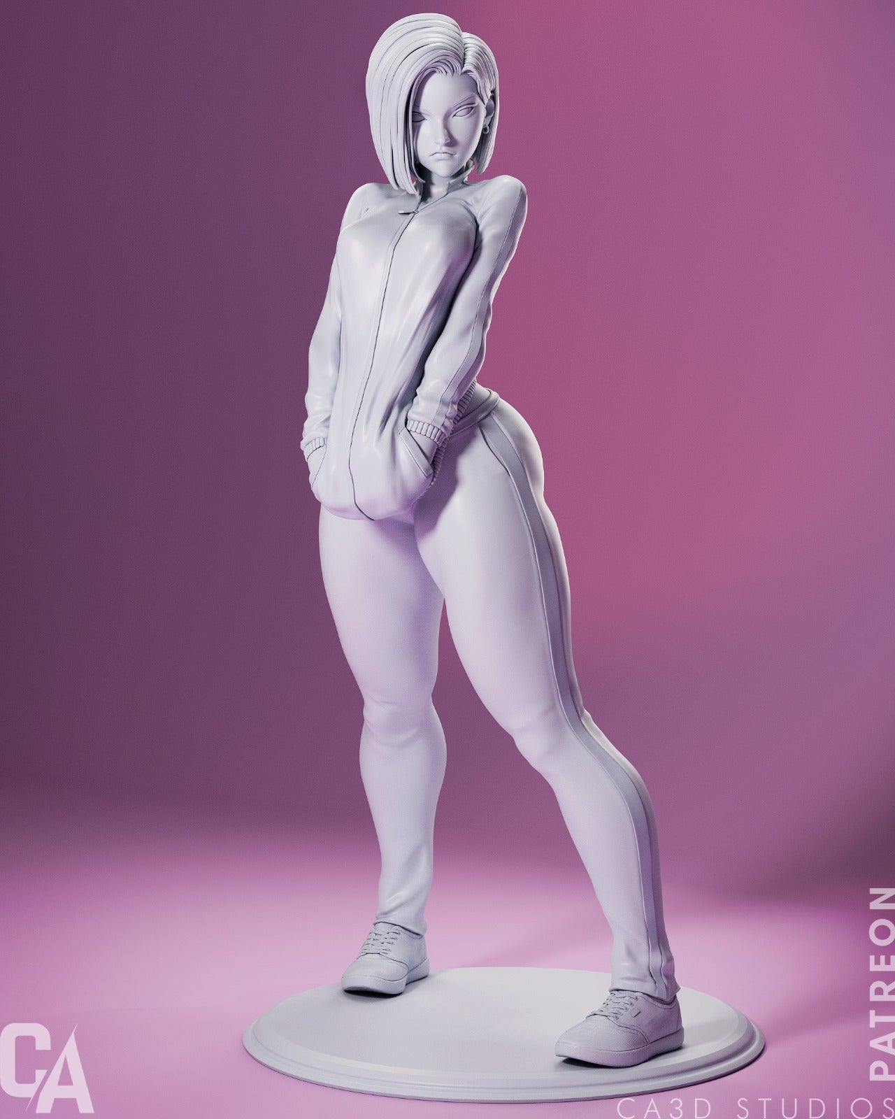Android 18 - CA 3D Studios - Dark Forge Arts