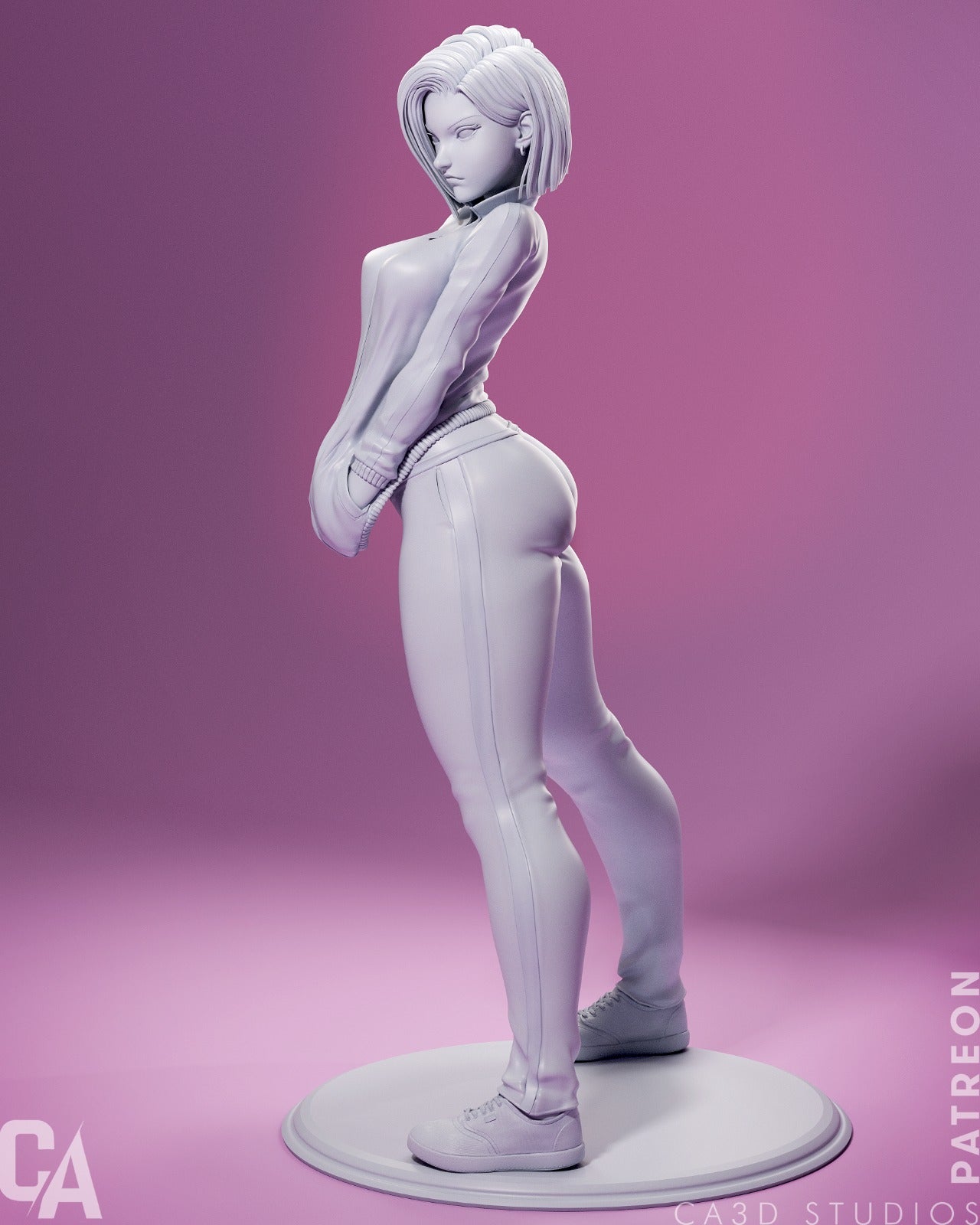 Android 18 - CA 3D Studios - Dark Forge Arts
