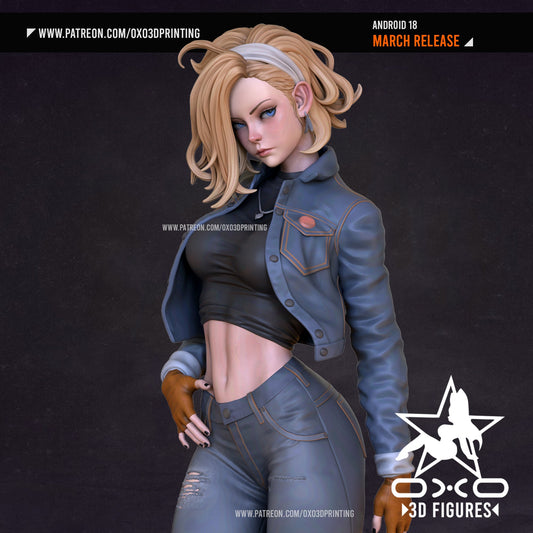 Android 18 - OXO3D - Dark Forge Arts