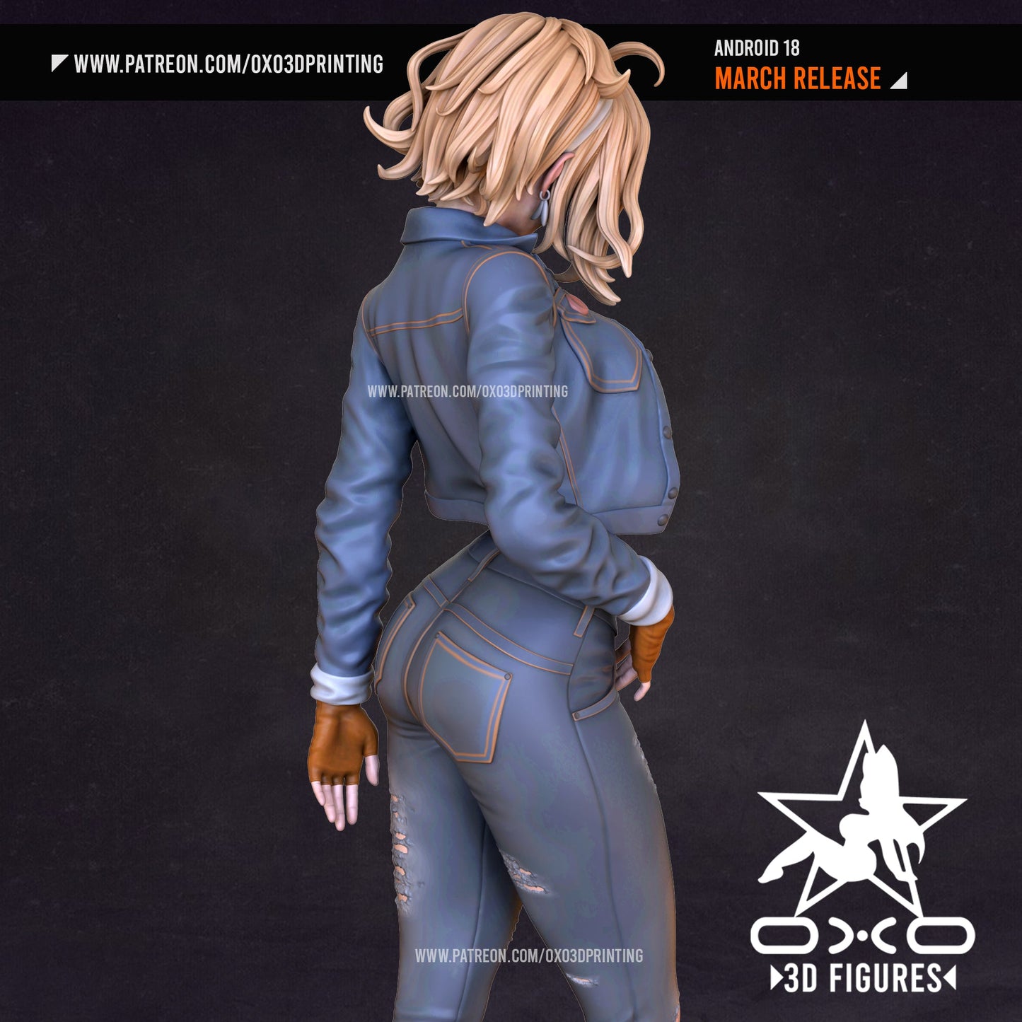 Android 18 - OXO3D - Dark Forge Arts