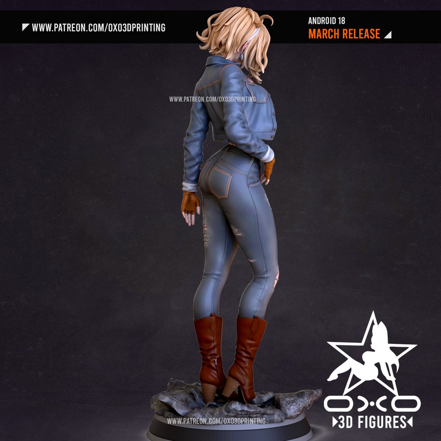 Android 18 - OXO3D - Dark Forge Arts
