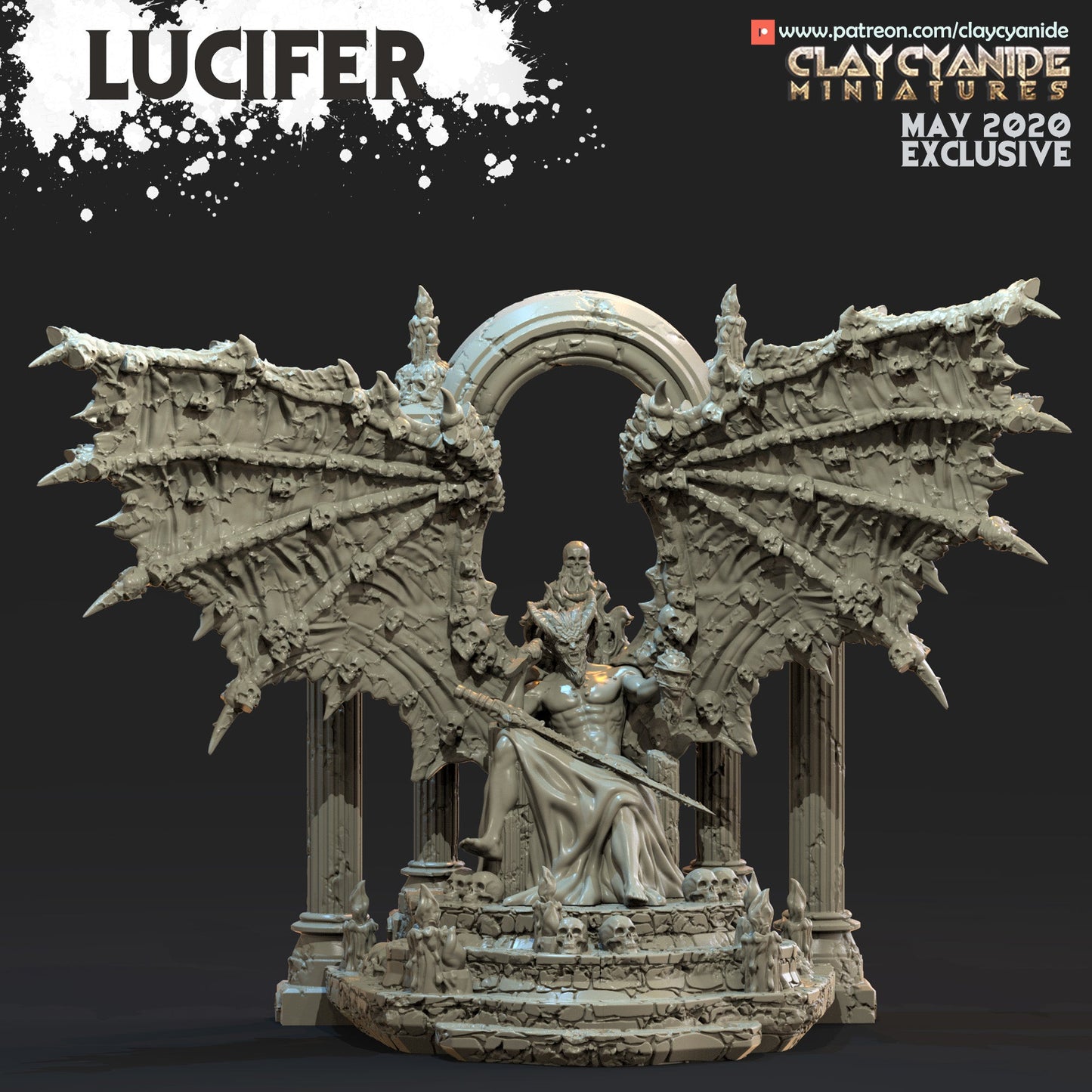 Angels vs Demons - ClayCyanide - Dark Forge Arts