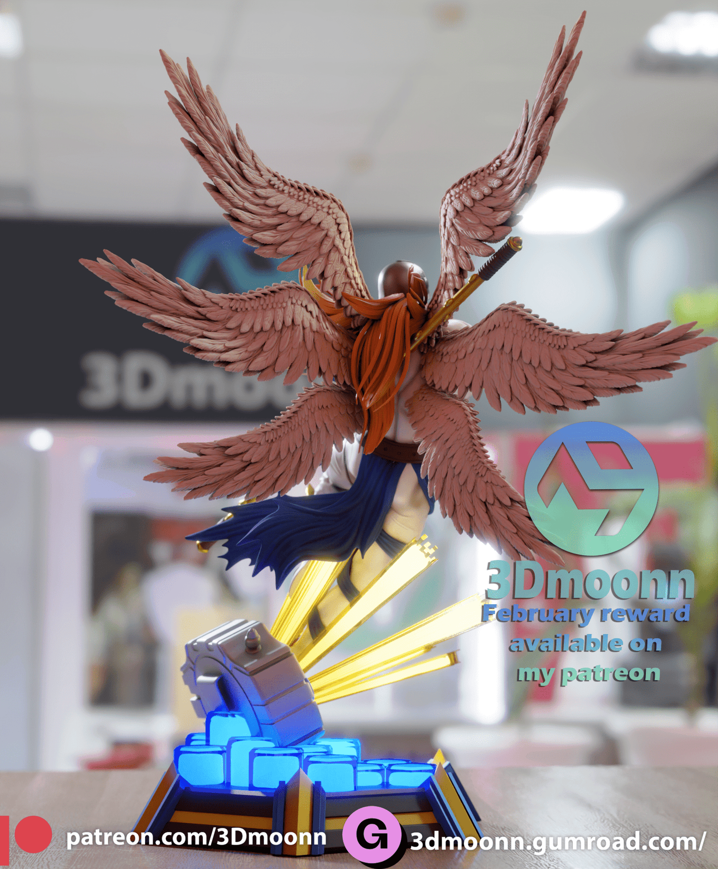 Angemon - 3DMoonn - Dark Forge Arts
