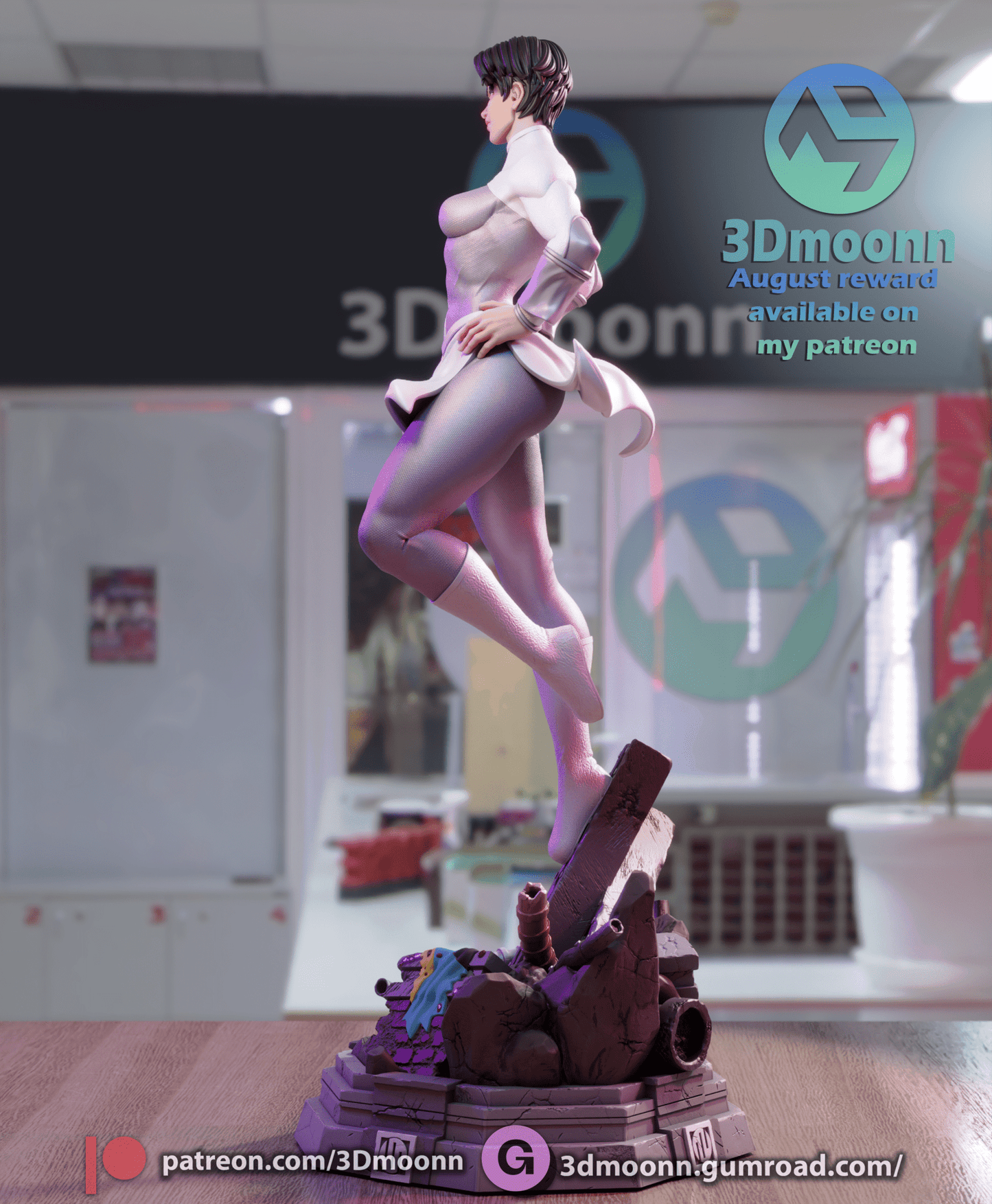 Anissa Invincible - 3DMoonn - Dark Forge Arts