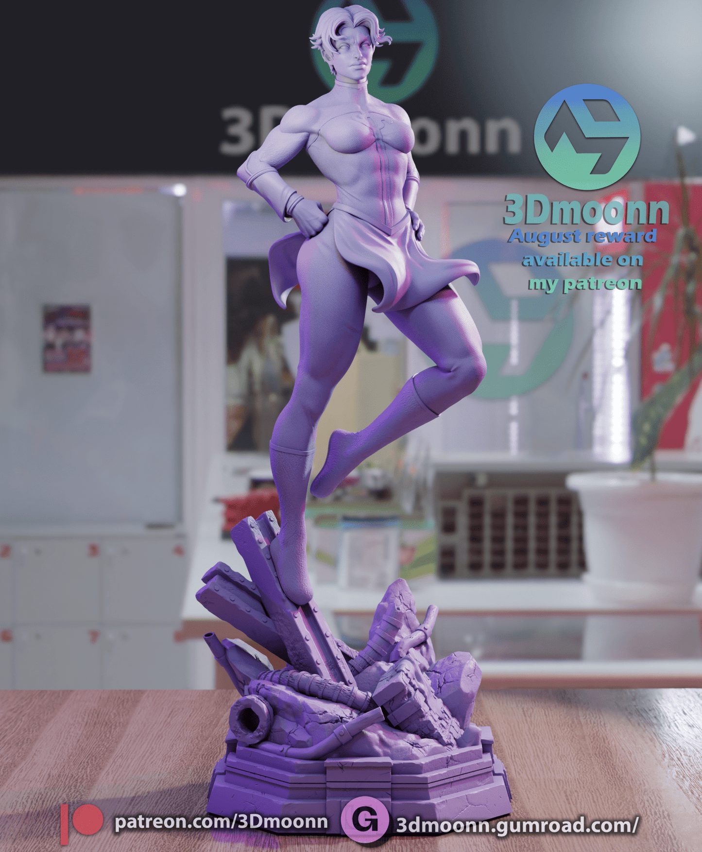Anissa Invincible - 3DMoonn - Dark Forge Arts