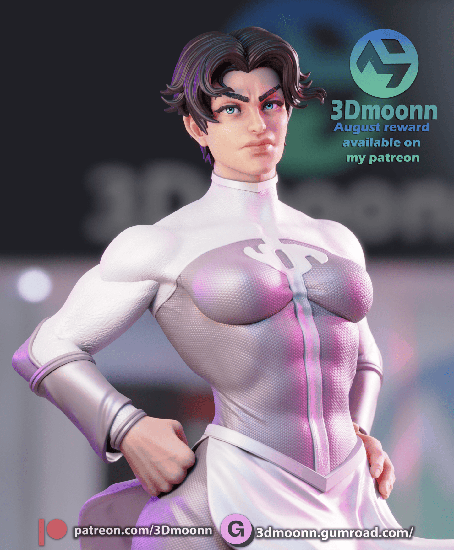 Anissa Invincible - 3DMoonn - Dark Forge Arts