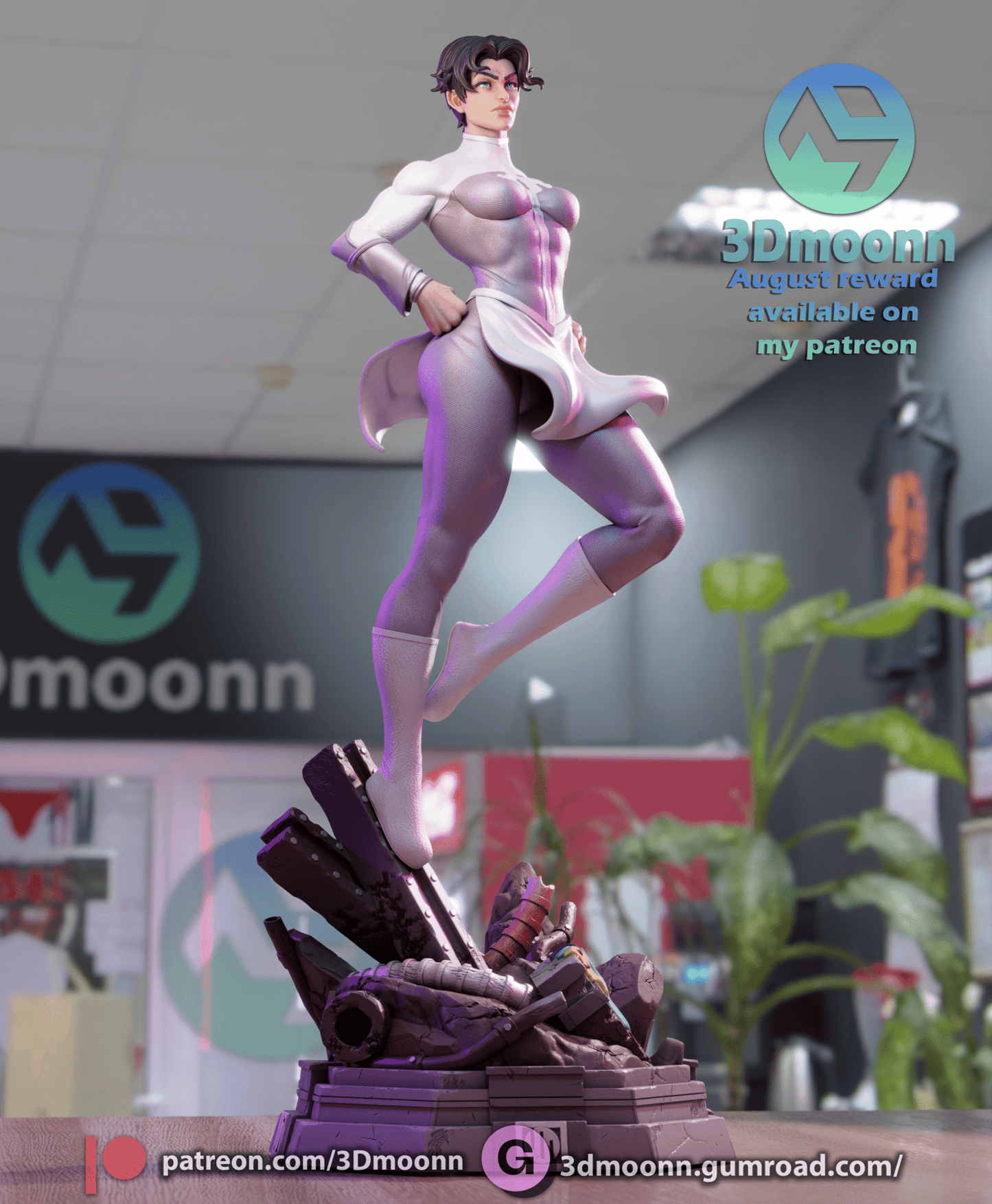 Anissa Invincible - 3DMoonn - Dark Forge Arts