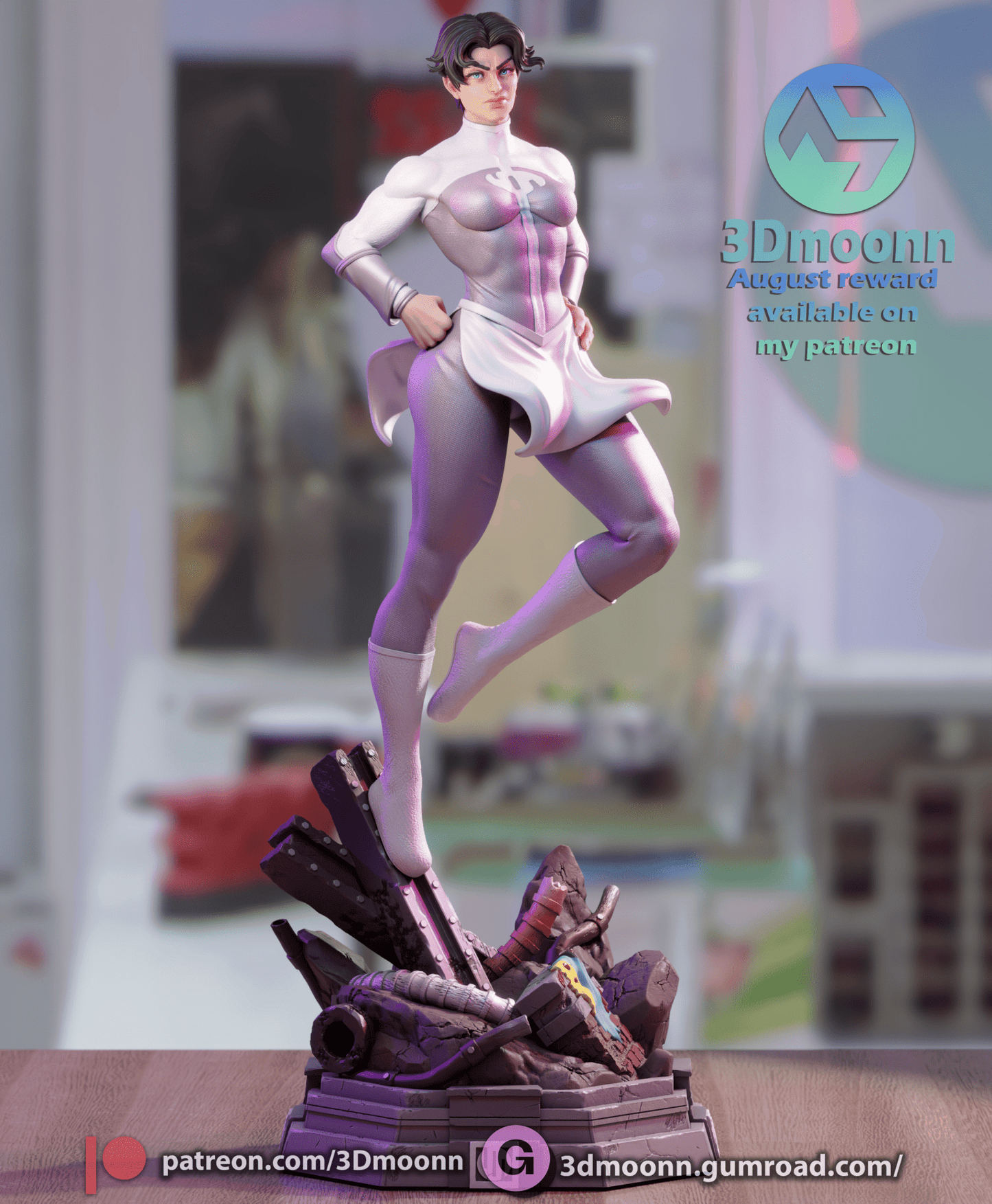 Anissa Invincible - 3DMoonn - Dark Forge Arts