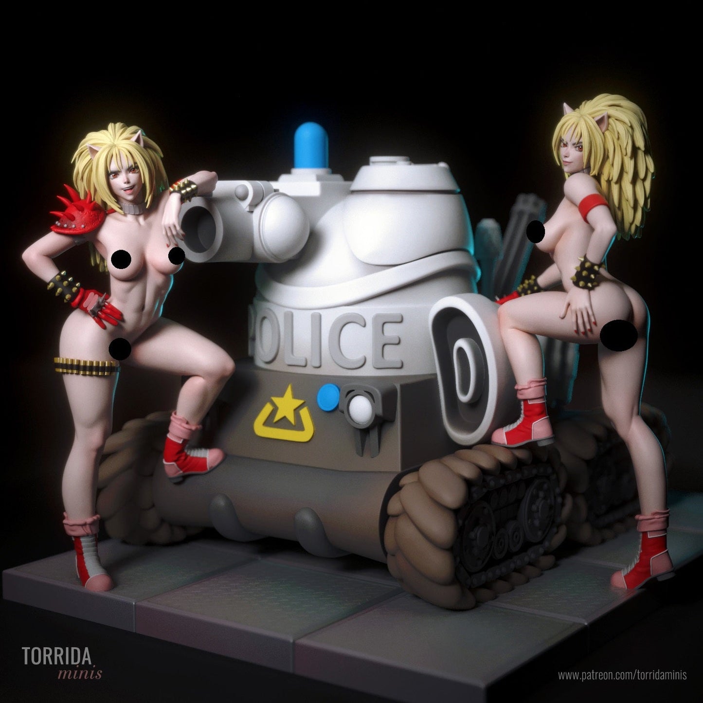 Anna and Uni Puma - Torrida Minis - Dark Forge Arts