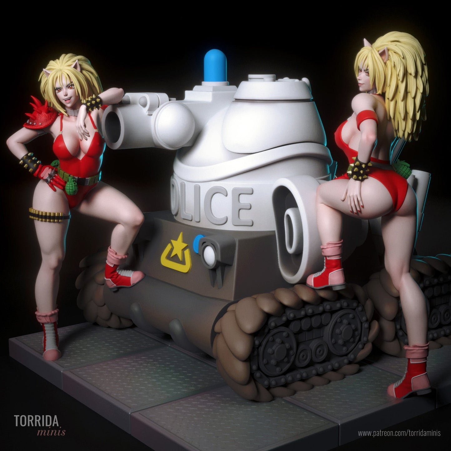 Anna and Uni Puma - Torrida Minis - Dark Forge Arts