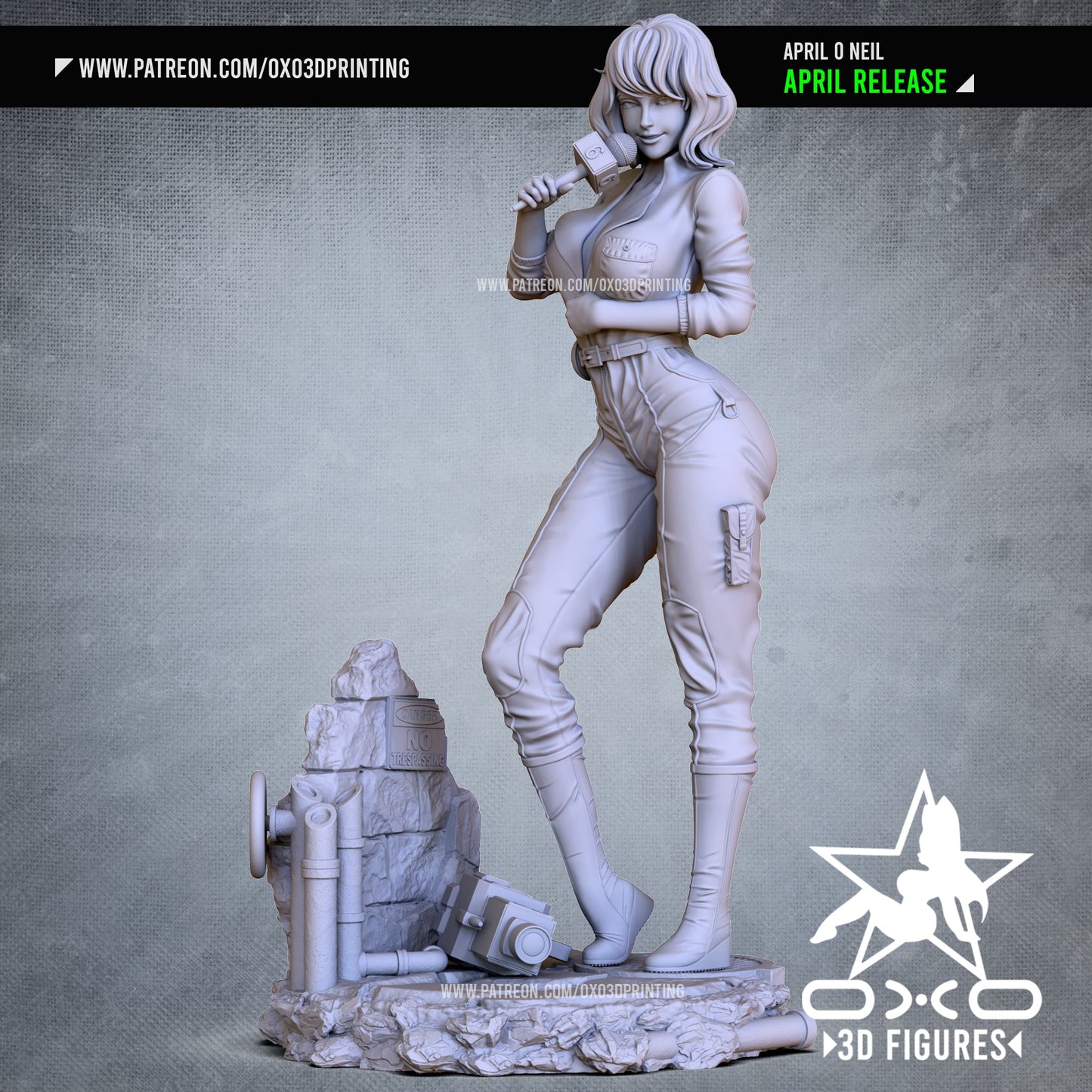 April O'Neil - OXO3D - Dark Forge Arts
