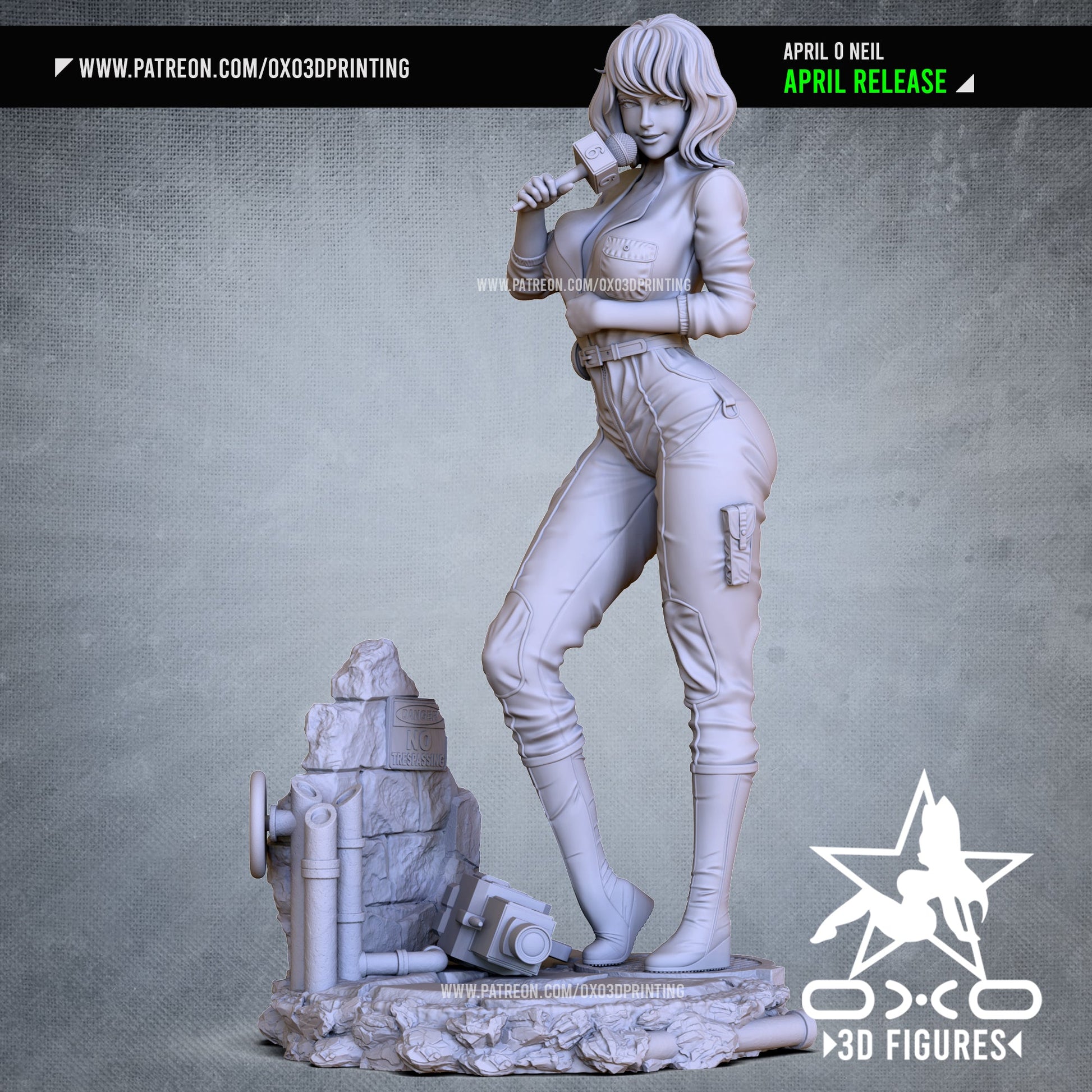 April O'Neil - OXO3D - Dark Forge Arts