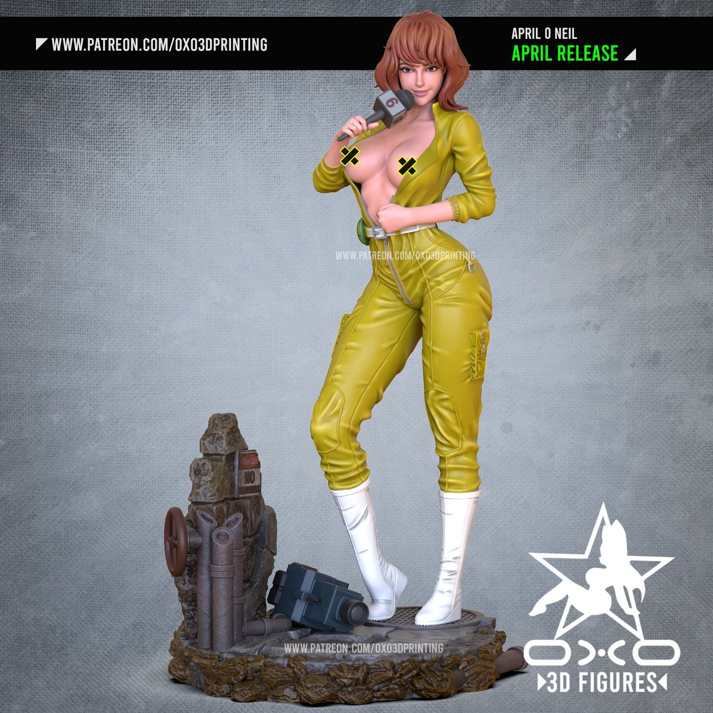 April O'Neil - OXO3D - Dark Forge Arts