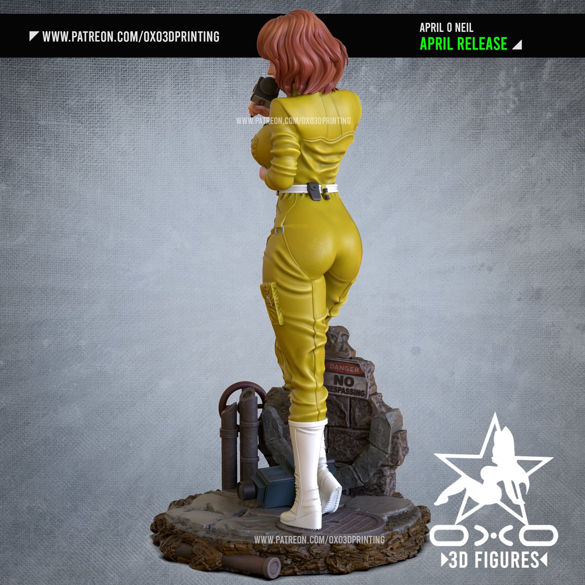 April O'Neil - OXO3D - Dark Forge Arts
