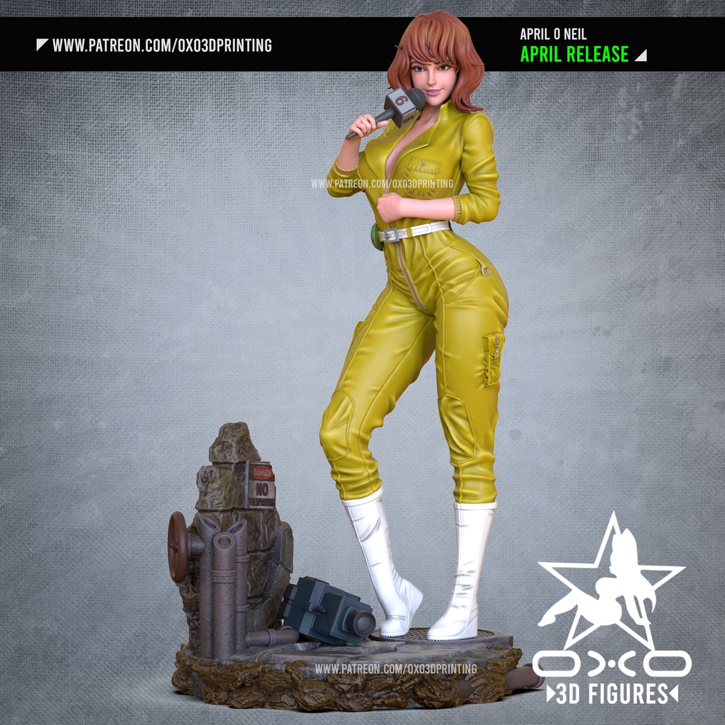 April O'Neil - OXO3D - Dark Forge Arts