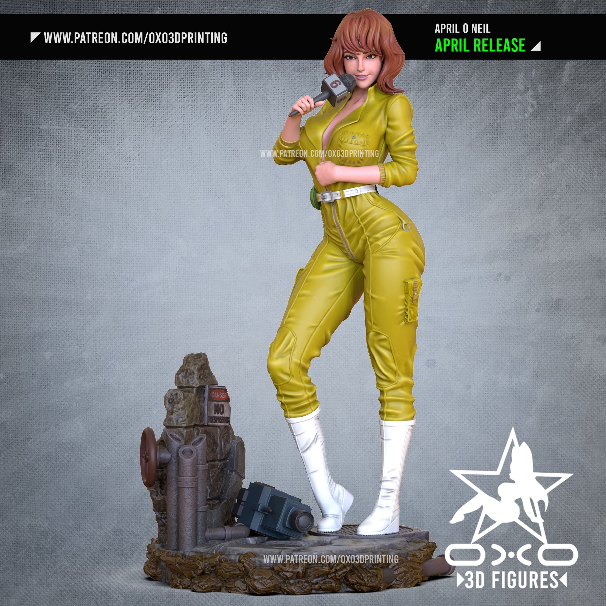 April O'Neil - OXO3D - Dark Forge Arts