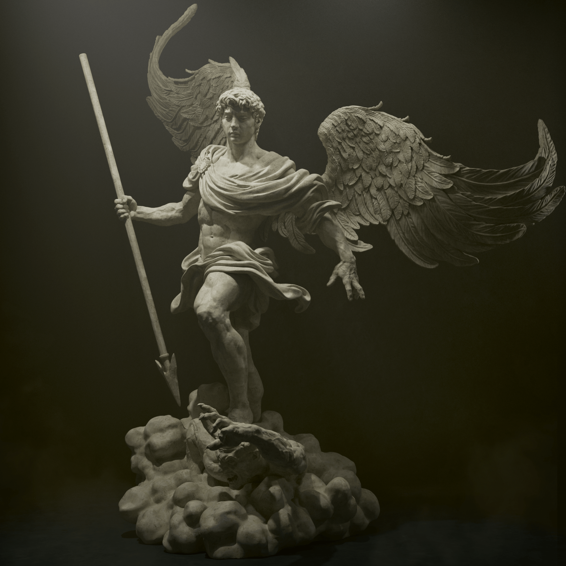 Archangel Michael - CA 3D Studios - Dark Forge Arts