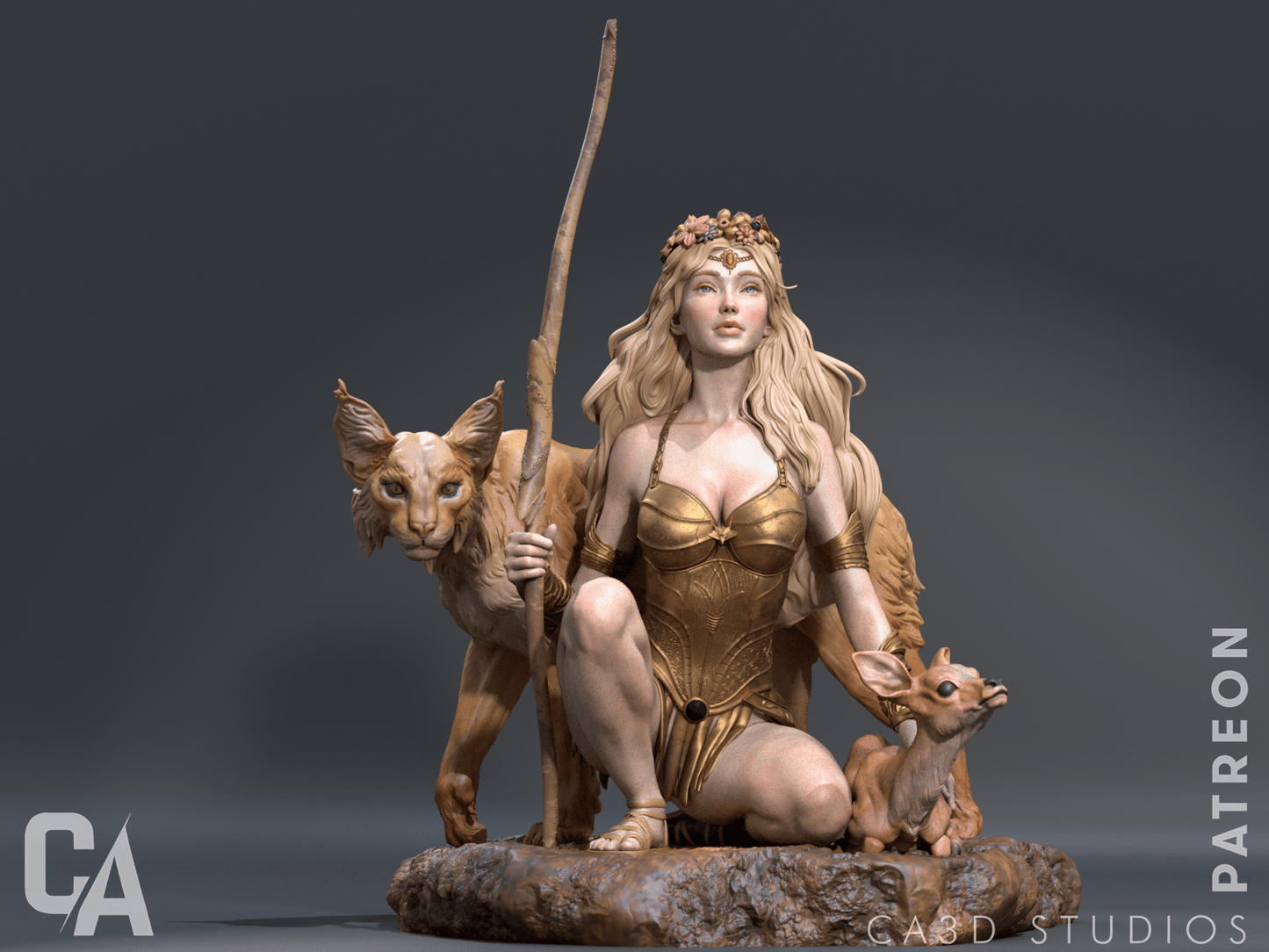 Artemis - CA 3D Studios - Dark Forge Arts