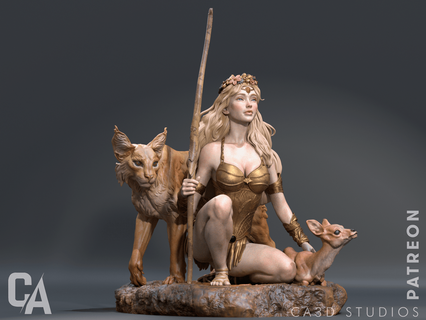 Artemis - CA 3D Studios - Dark Forge Arts