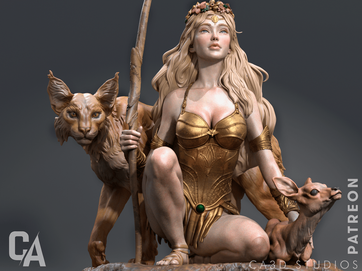 Artemis - CA 3D Studios - Dark Forge Arts